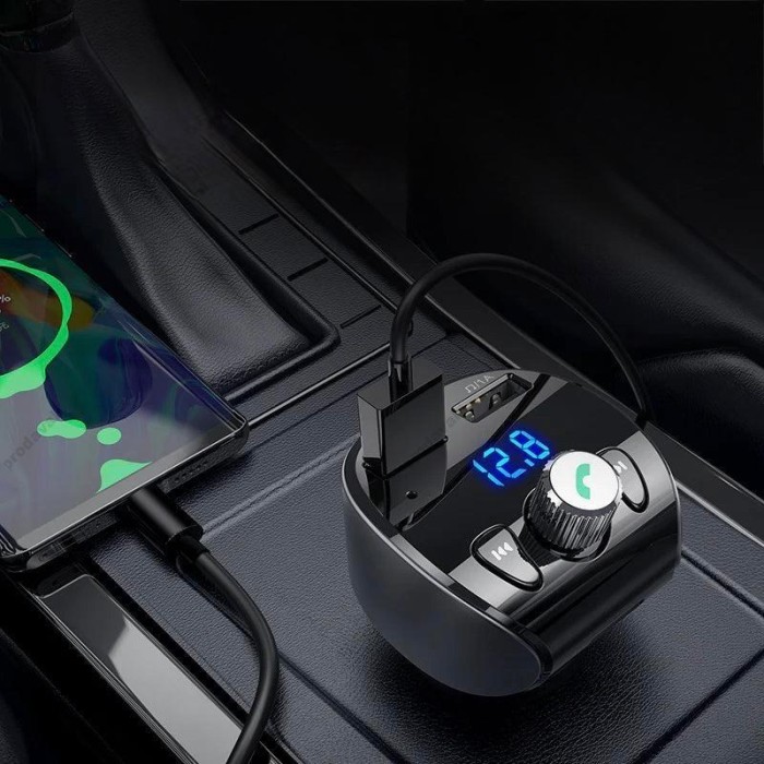 FM-трансмітер Borofone JOYROOM JR-CL02 Bluetooth Black